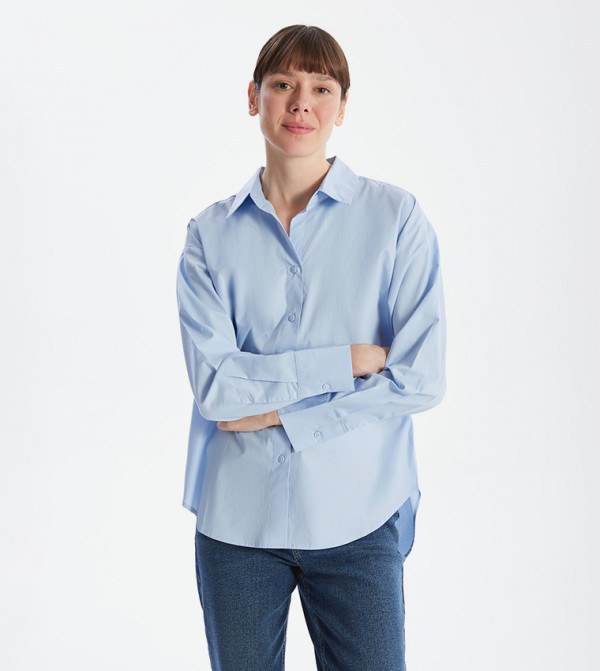 Solid Long Sleeves Shirt