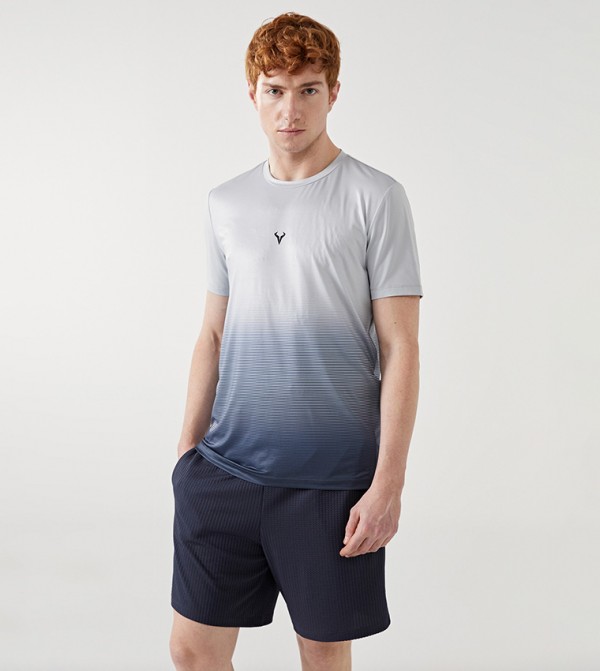 Color Block Short Sleeves Active T-Shirt