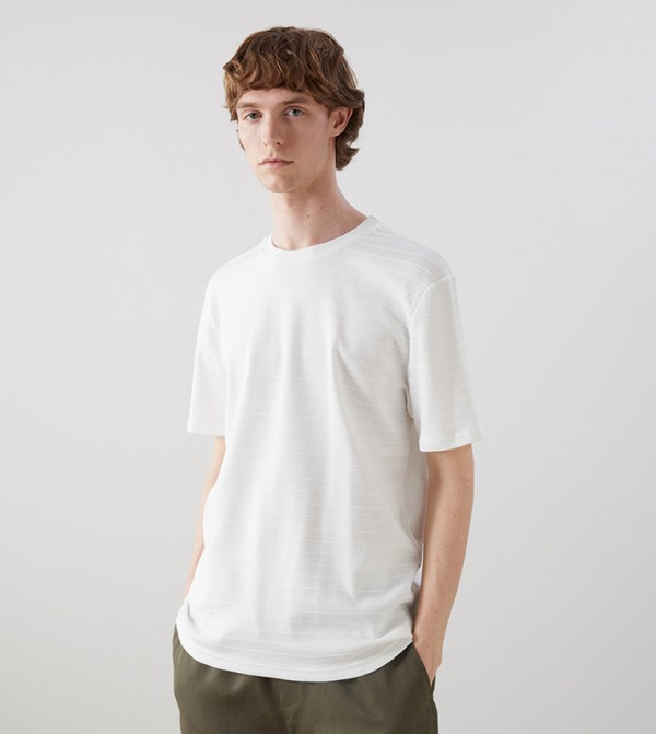 Striped Short Sleeves Casual T-Shirt