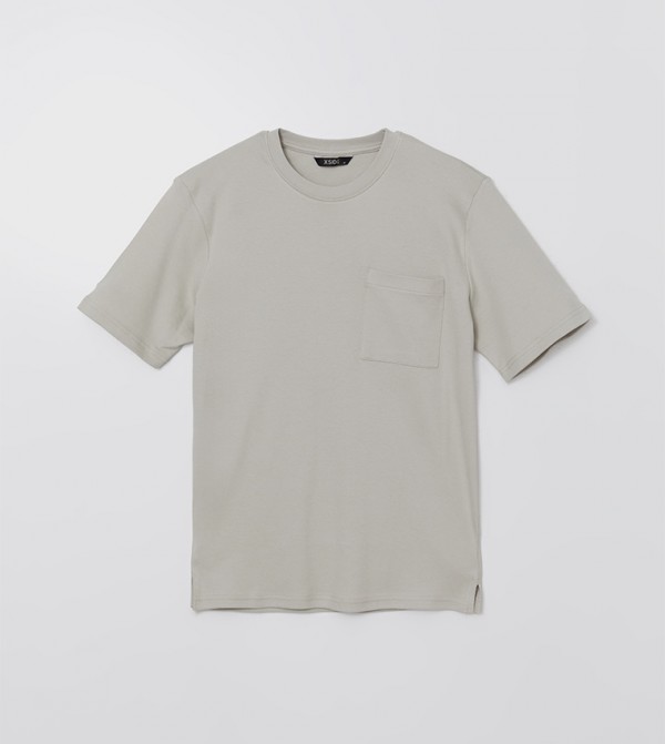 Pocket Detail Crew Neck T-Shirt