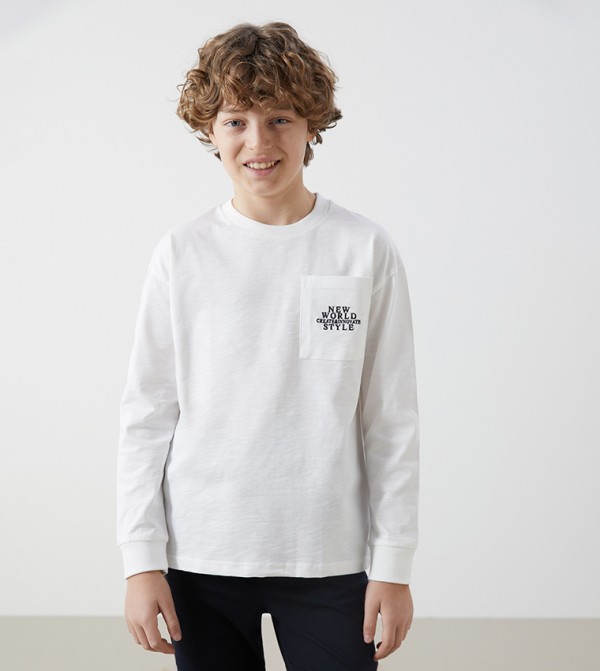 Printed Long Sleeves Casual T-Shirt