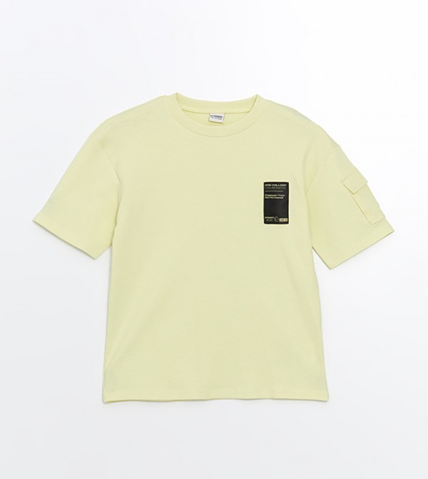 Print Detail Crew Neck T-Shirt