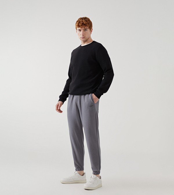 Drawstring Waist Joggers