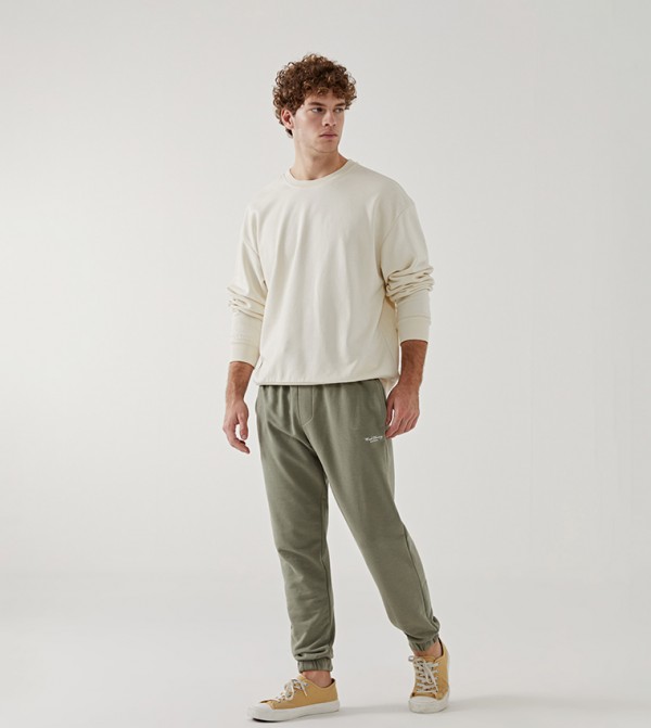 Drawstring Waist Joggers
