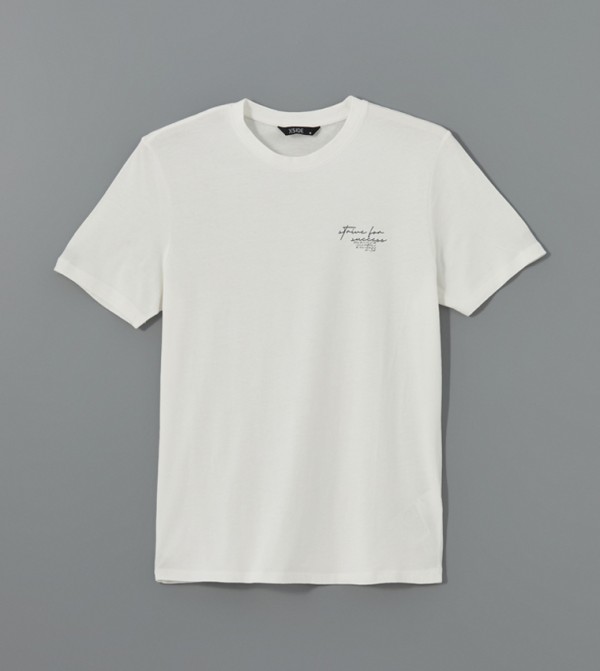 Printed Crew Neck T-Shirt