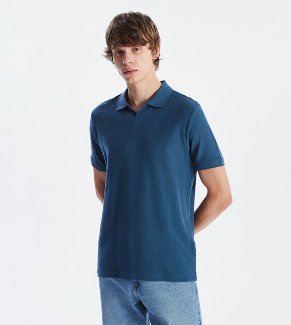 Solid Short Sleeves Polo T-Shirt