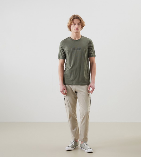 Printed Short Sleeves Casual T-Shirt