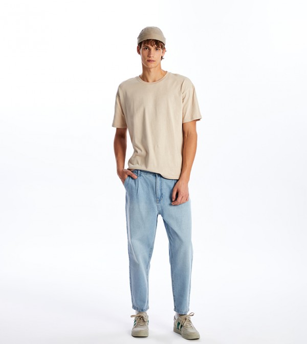 800 Washed Balloon Fit Jeans