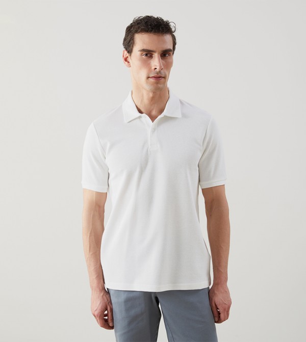 Solid Short Sleeves Polo T-Shirt