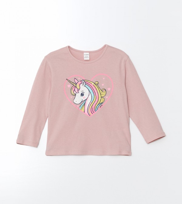 Unicorn Printed Long Sleeves T-Shirt