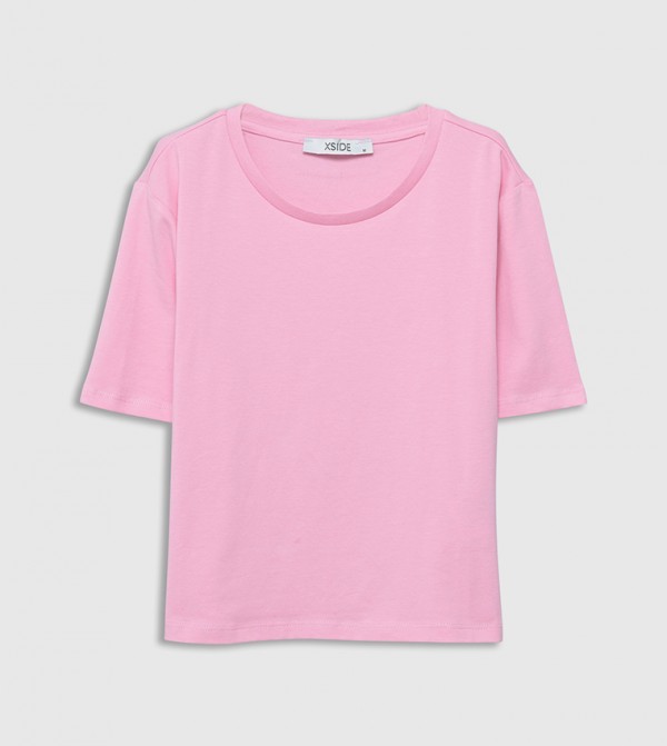 Solid Short Sleeves Casual T-Shirt