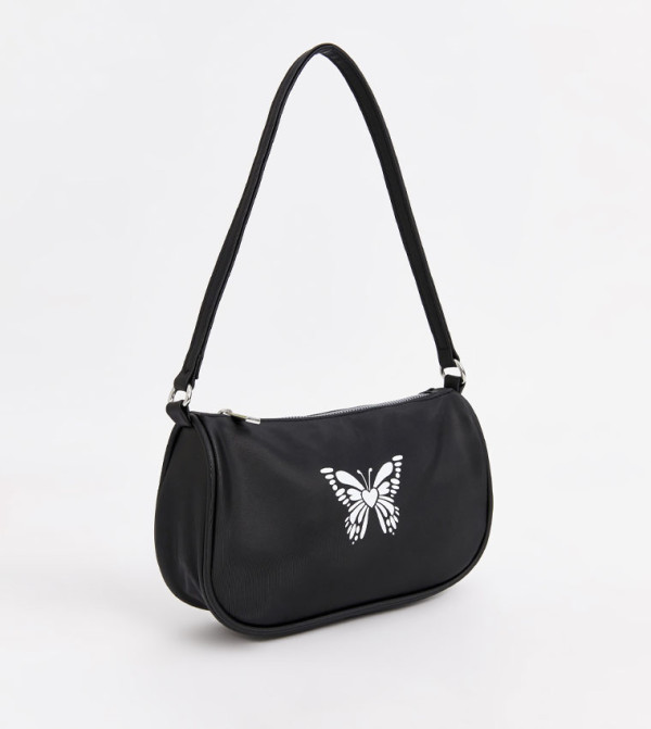 Butterfly Printed Shoulder Bag