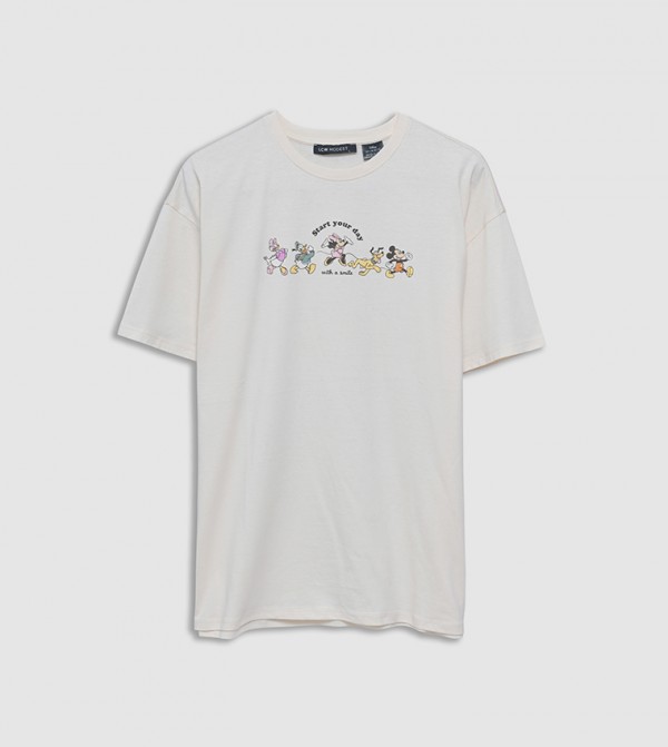 Mickey & Friends Printed Short Sleeves T-Shirt