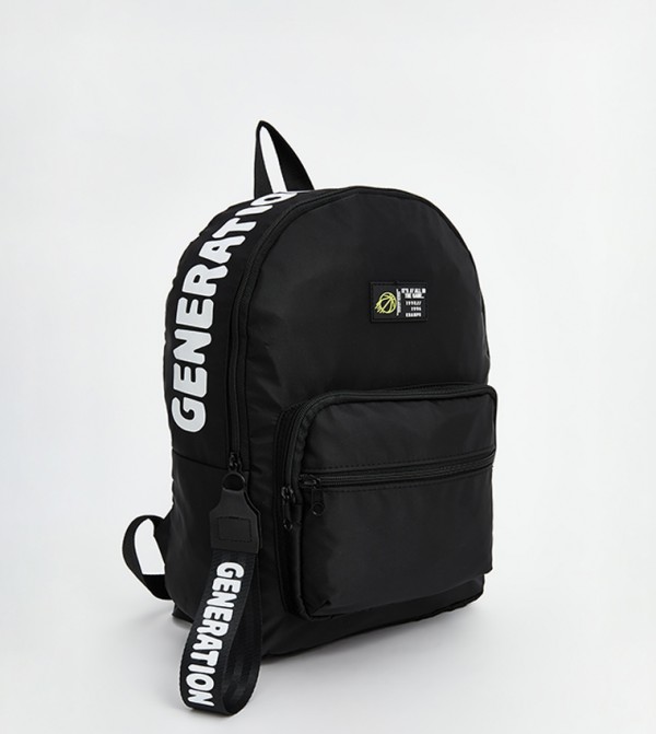 Printed Front Pocket Backpack