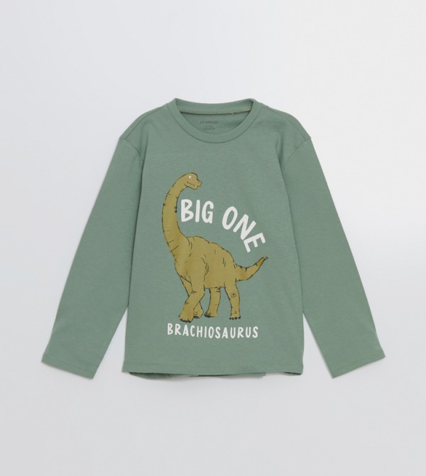 Printed Crew Neck T-Shirt