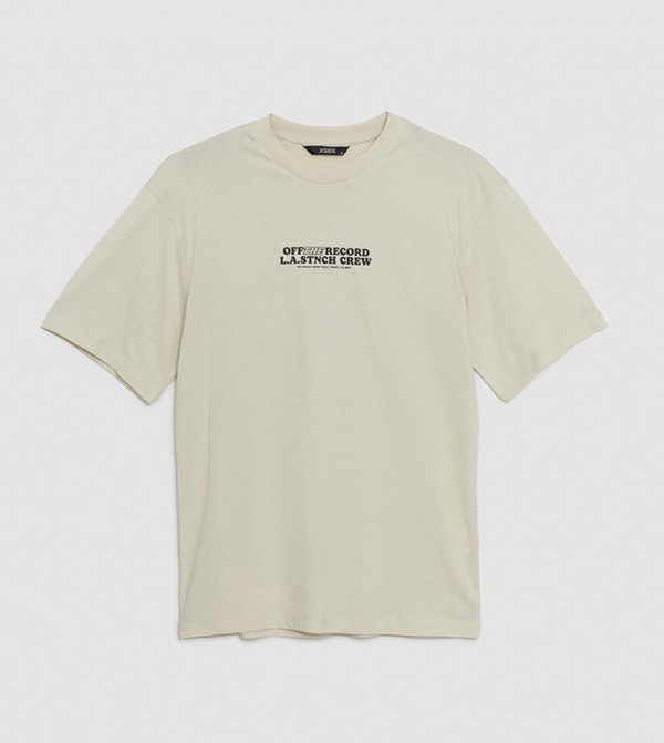 Printed Crew Neck T-Shirt