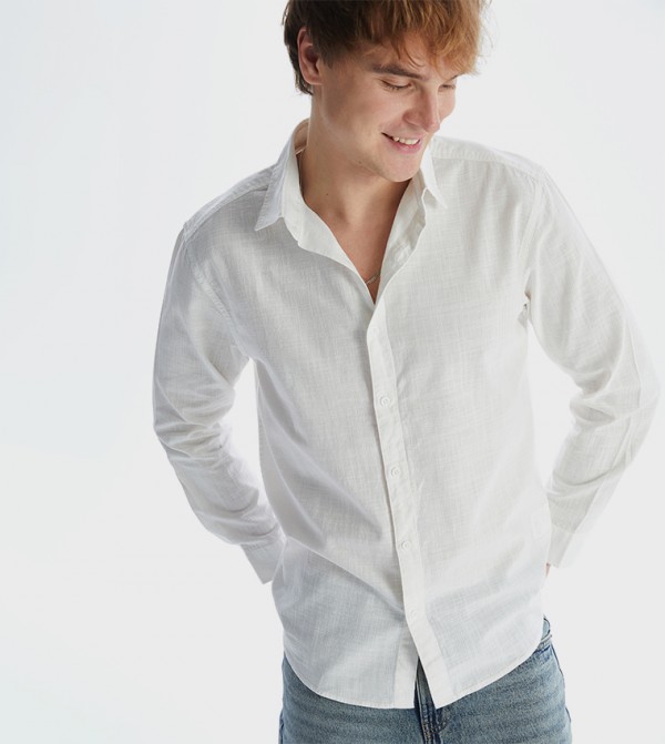 Solid Long Sleeves Shirt