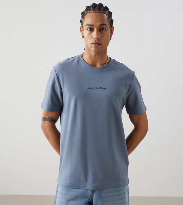 Printed Crew Neck T-Shirt