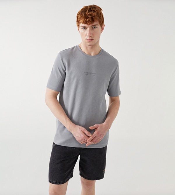 Printed Short Sleeves Casual T-Shirt