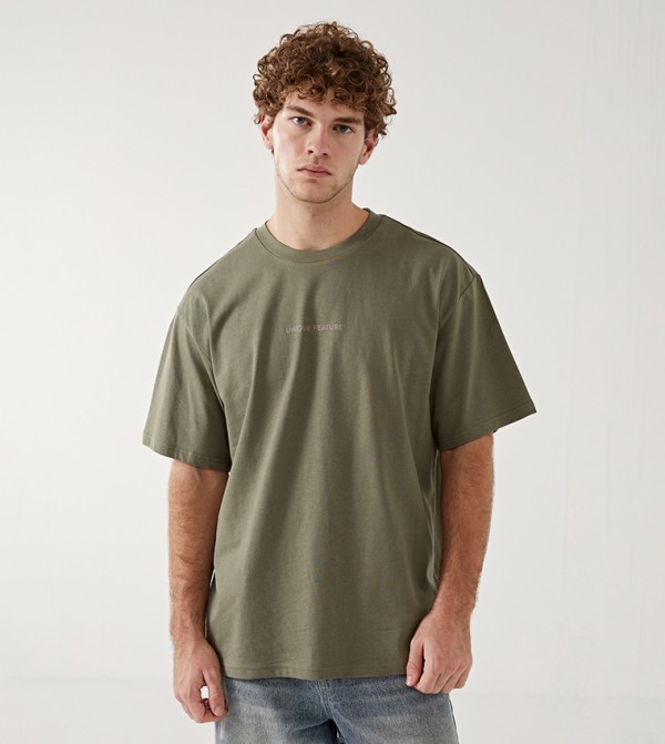 Printed Crew Neck T-Shirt