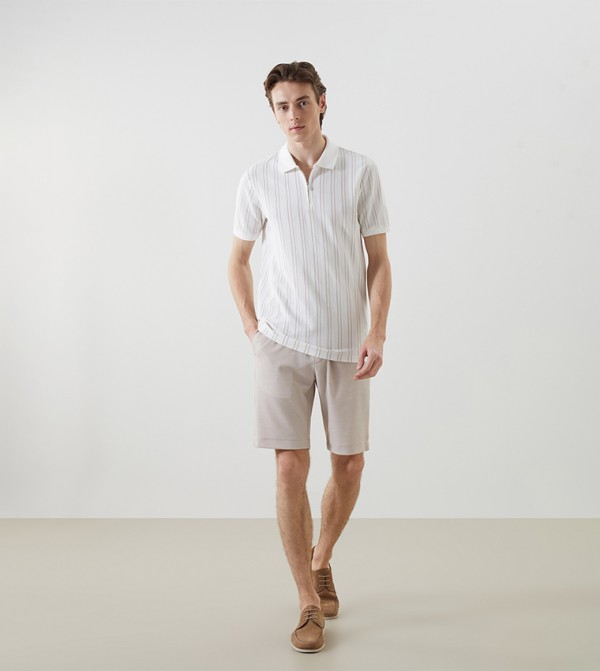 Drawstring Waist Shorts