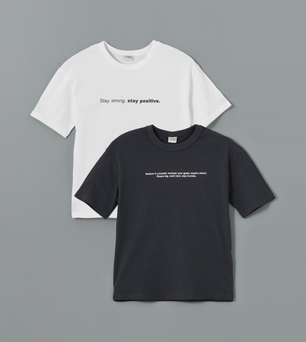 2-Pack Printed Crew Neck T-Shirts