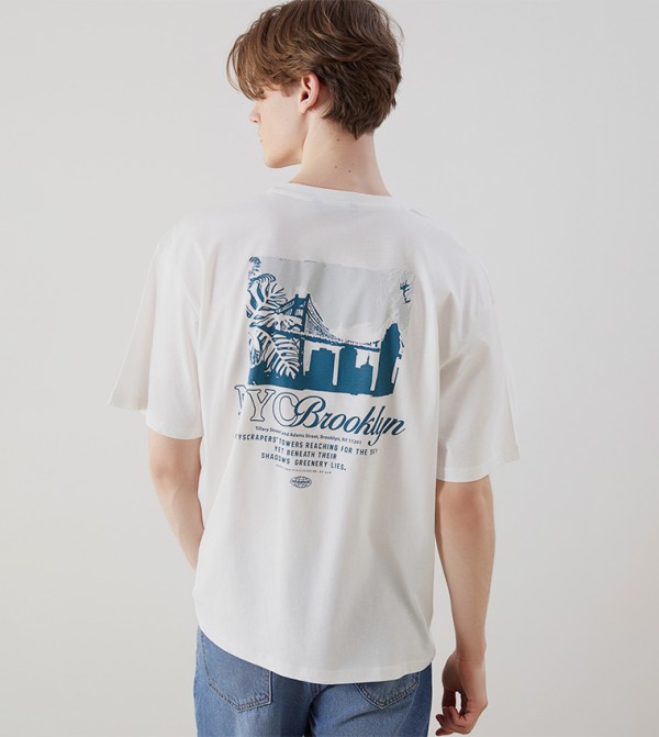 Printed Crew Neck T-Shirt