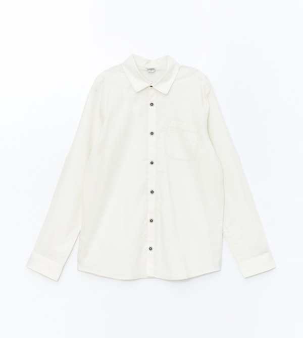 Solid Long Sleeves Shirt