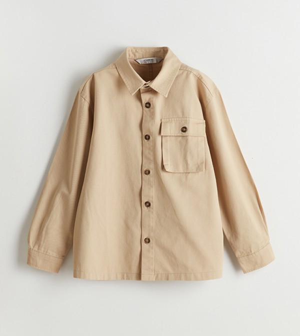 Solid Long Sleeves Shirt