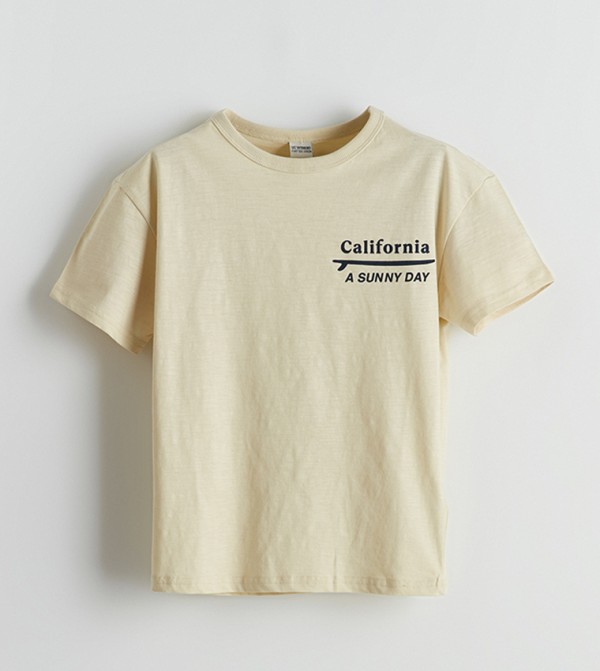 Printed Short Sleeves Casual T-Shirt