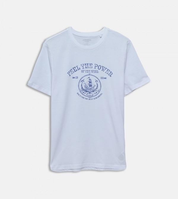 Printed Short Sleeves Casual T-Shirt