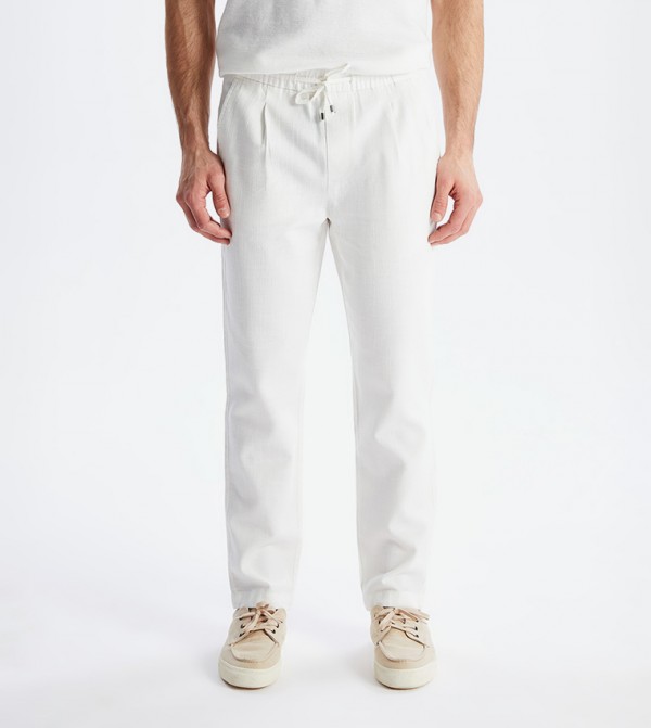 Mid Rise Slim Fit Trousers