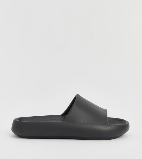 Textured Open-Toe Slides