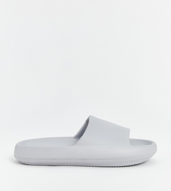 Textured Open-Toe Slides