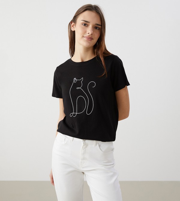 Printed Short Sleeves T-Shirt