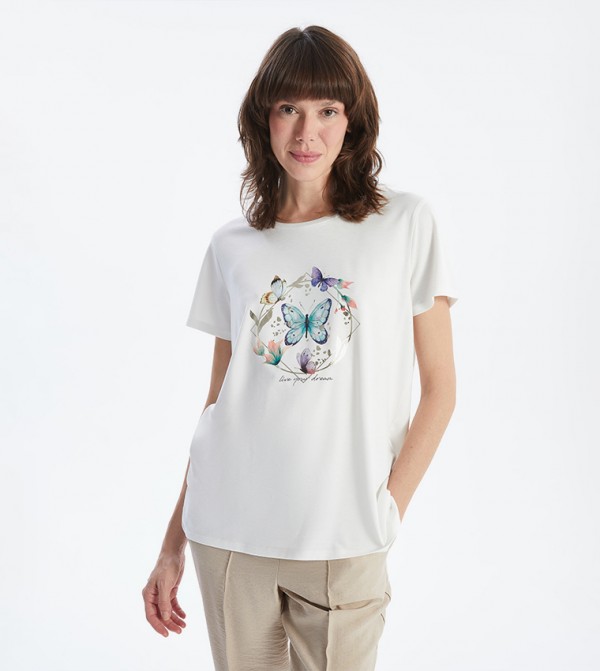 Printed Short Sleeves T-Shirt