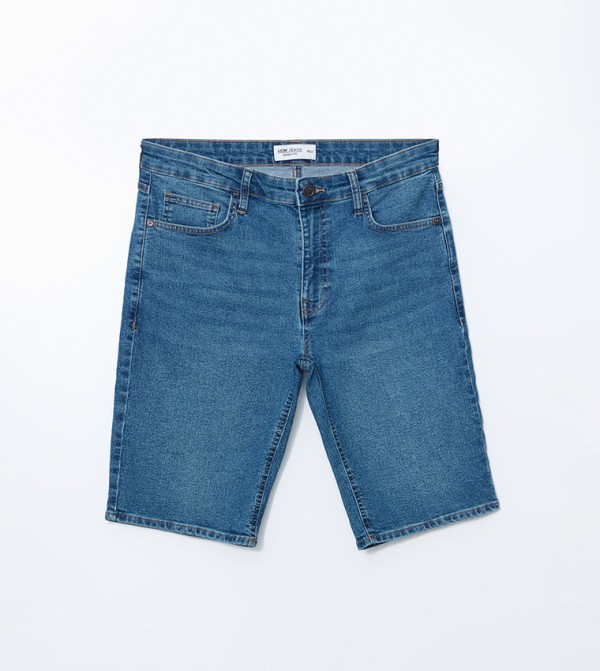 Faded Super Skinny Fit Denim Shorts