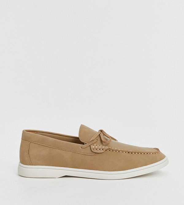 Faux Suede Slip-On Loafers