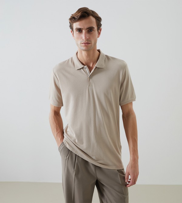 Solid Short Sleeves Polo T-Shirt