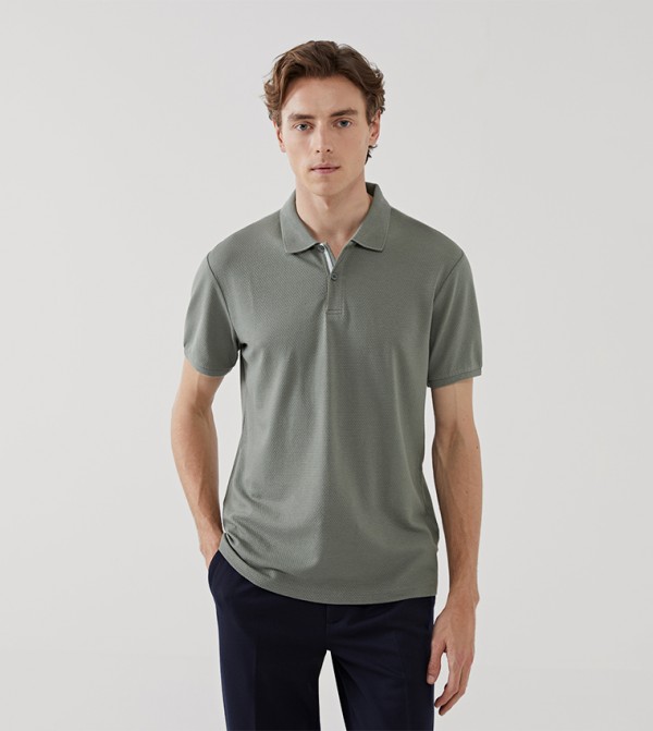 Solid Short Sleeves Polo T-Shirt