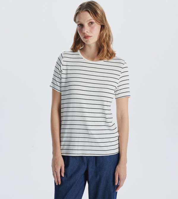Striped Short Sleeves T-Shirt