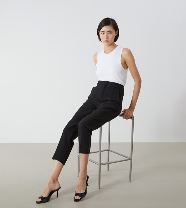 Seam Detail Slim Fit Trousers