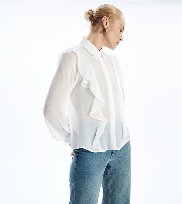 Solid Long Sleeves Top
