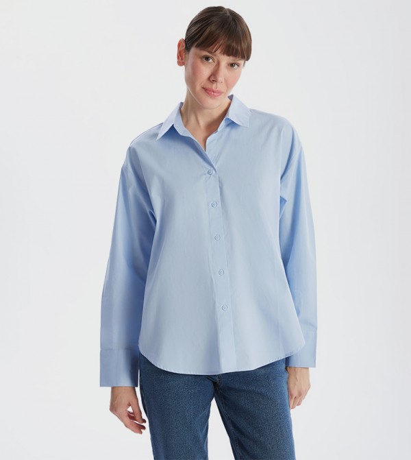 Solid Long Sleeves Shirt