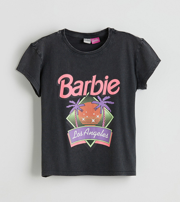 Barbie Printed Crew Neck T-Shirt