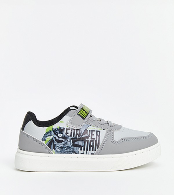 Batman Printed Velcro Closure Sneakers