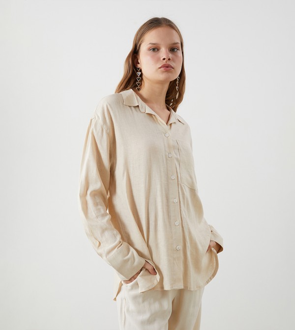 Solid Long Sleeves Shirt