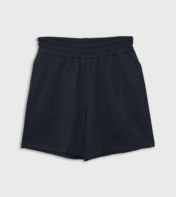 Elastic High Waist Shorts