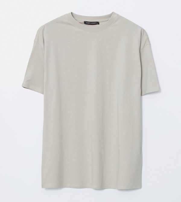 Solid Crew Neck T-Shirt