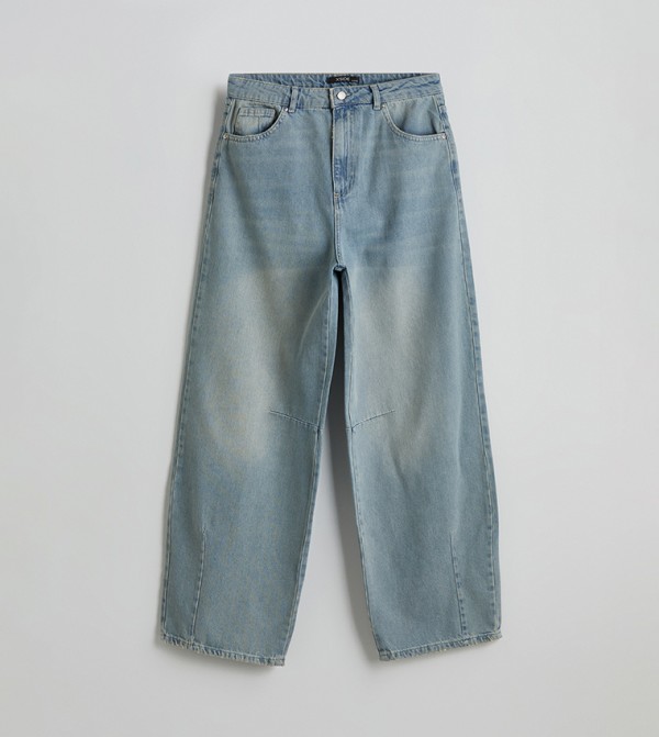 Faded Baggy Fit Jeans